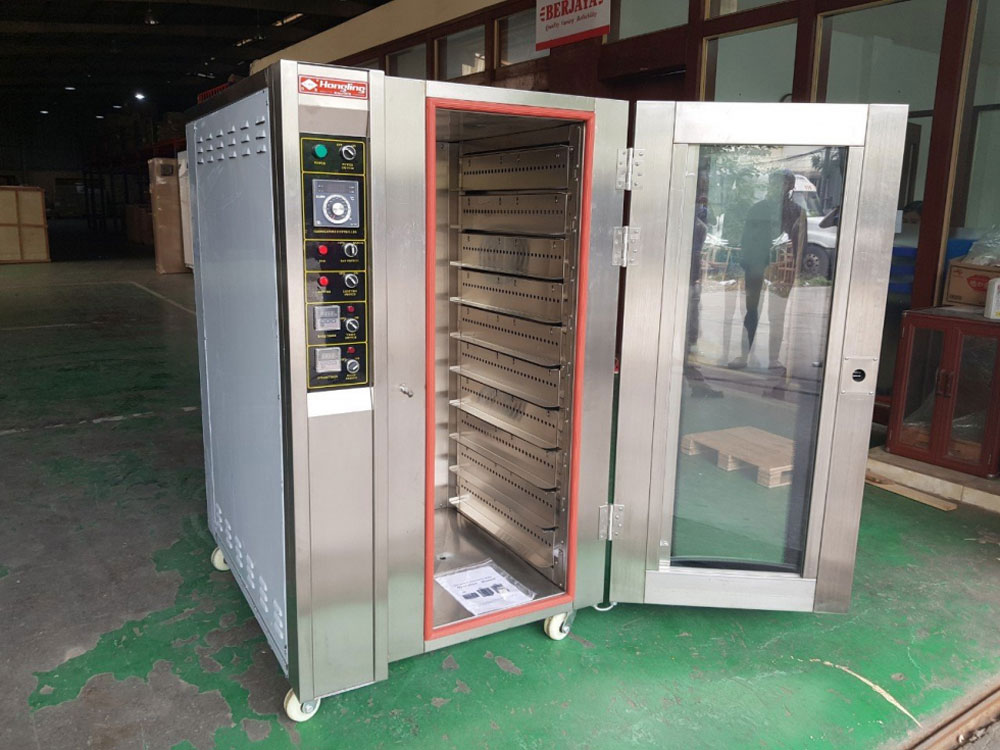 Lò nướng đối lưu Hongling 10 khay dùng điện RX-10D - Hàng chính hãng