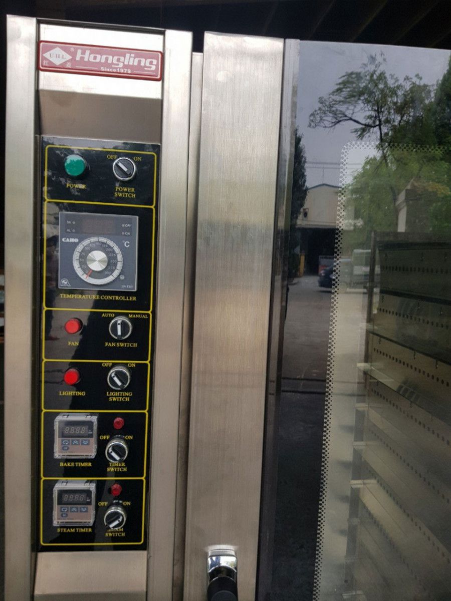 Lò nướng đối lưu Hongling 10 khay dùng điện RX-10D - Hàng chính hãng