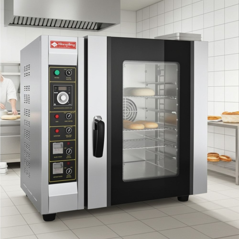 Lò nướng đối lưu 5 khay điện Hongling RX-5D-NS - Hàng chính hãng