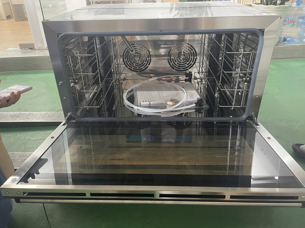 Lò nướng đa năng đối lưu 4 khay Piron PF8004D - Hàng chính hãng