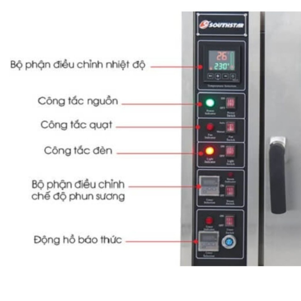 Lò nướng đối lưu 5 khay SouthStar NFC-5D - Hàng chính hãng