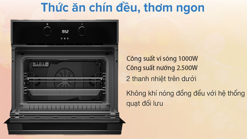 Lò nướng kết hợp vi sóng Teka HLC 844 C BK SS - Hàng chính hãng