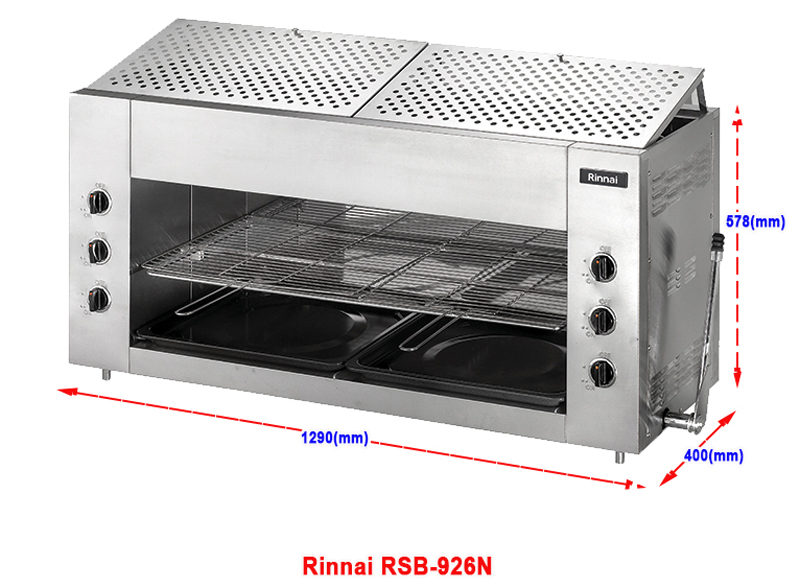 Lò nướng dùng gas Rinnai RSB-926N - Hàng chính hãng