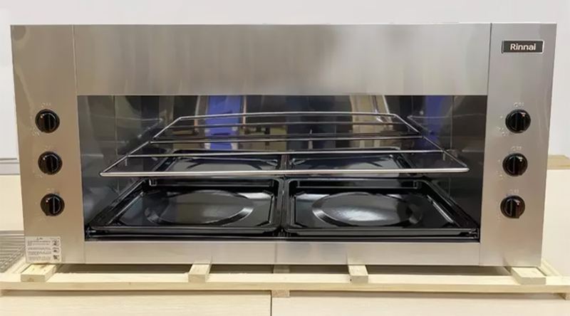 Lò nướng gốm dùng gas Rinnai RSG-610N - Hàng chính hãng