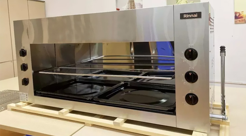 Lò nướng gốm dùng gas Rinnai RSG-610N - Hàng chính hãng