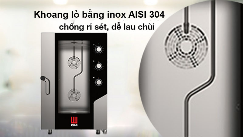 Lò nướng hấp đa năng EKA MKF-1111-S - Hàng chính hãng