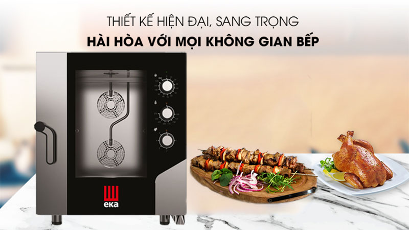 Lò nướng hấp đa năng EKA MKF-711-S - Hàng chính hãng