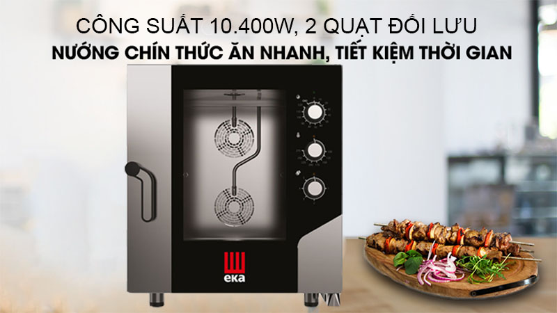 Lò nướng hấp đa năng EKA MKF-711-S - Hàng chính hãng