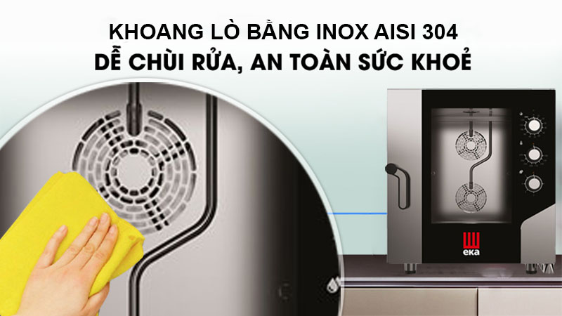 Lò nướng hấp đa năng EKA MKF-711-S - Hàng chính hãng