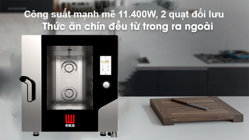 Lò hấp nướng đa năng EKA MKF-711-TS - Hàng chính hãng