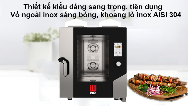 Lò hấp nướng đa năng EKA MKF-711-V-TS - Hàng chính hãng