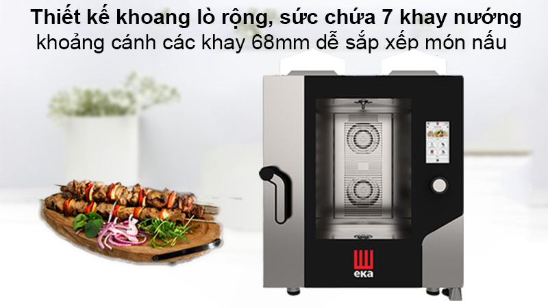 Lò hấp nướng đa năng EKA MKF-711-V-TS - Hàng chính hãng