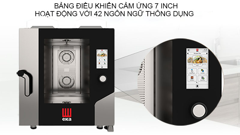 Lò hấp nướng đa năng EKA MKF-711-V-TS - Hàng chính hãng
