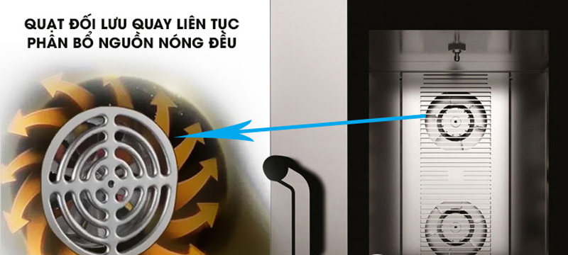 Lò hấp nướng đa năng 7 khay Eka MKF 711 BM - Hàng chính hãng