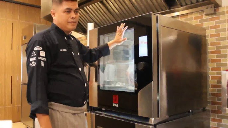 Lò hấp nướng đa năng 7 khay Eka MKF 711 BM - Hàng chính hãng