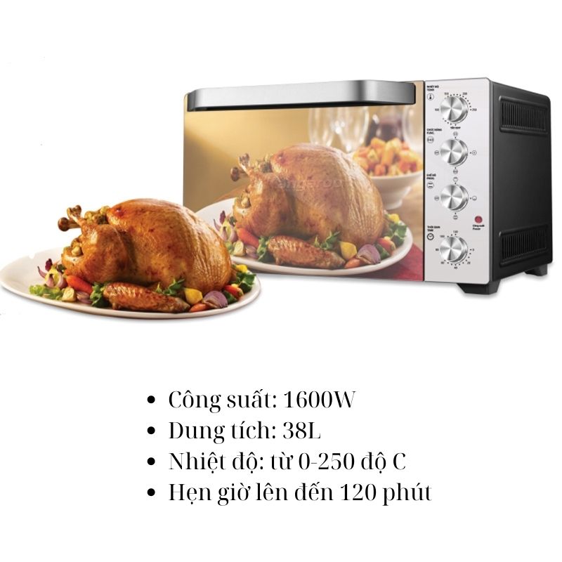 Lò nướng điện Kangaroo KG3803 - Hàng chính hãng