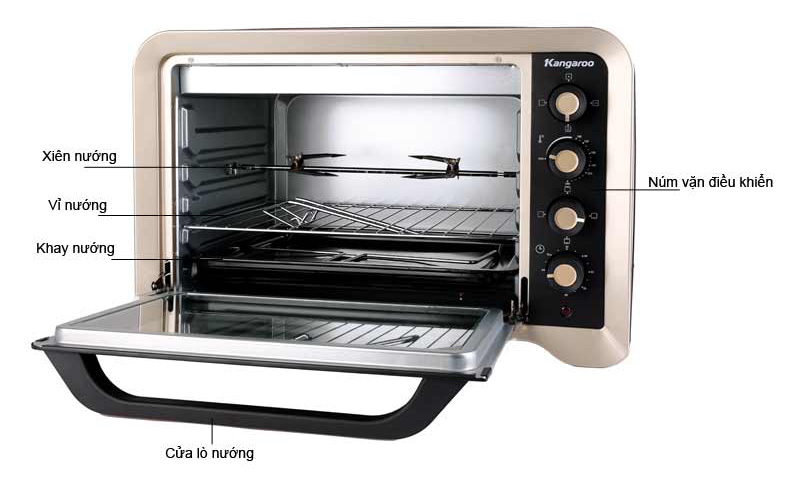 Lò nướng điện Kangaroo KG5001 - Hàng chính hãng