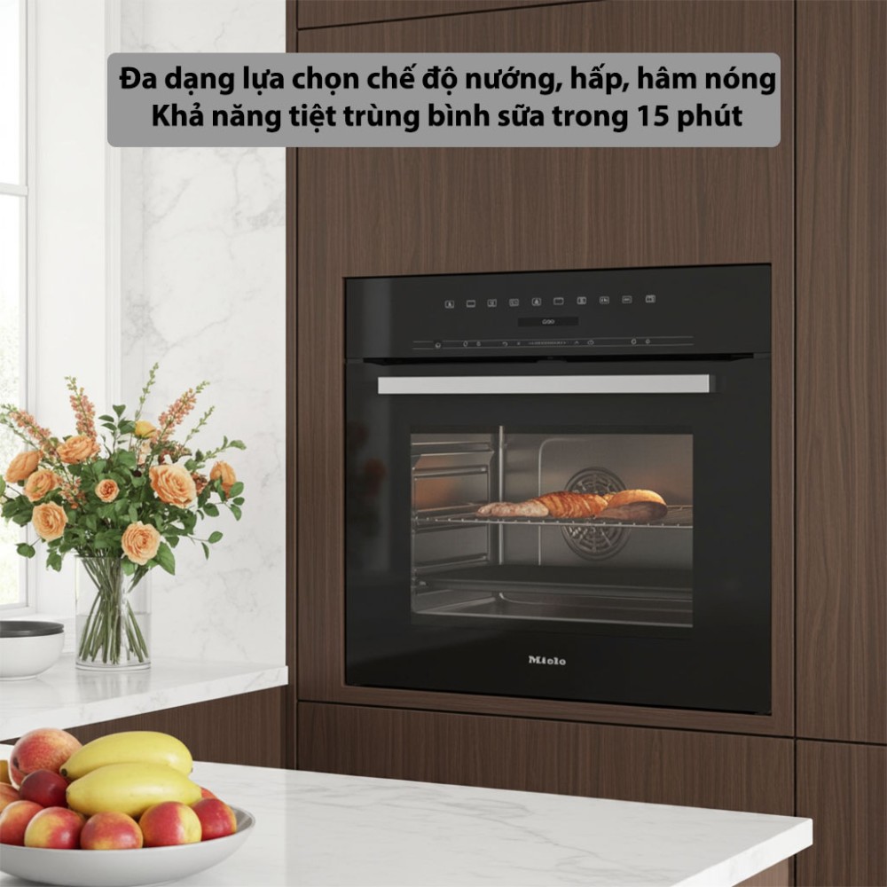 Lò nướng kèm hấp Miele DGC-7151 - Hàng chính hãng