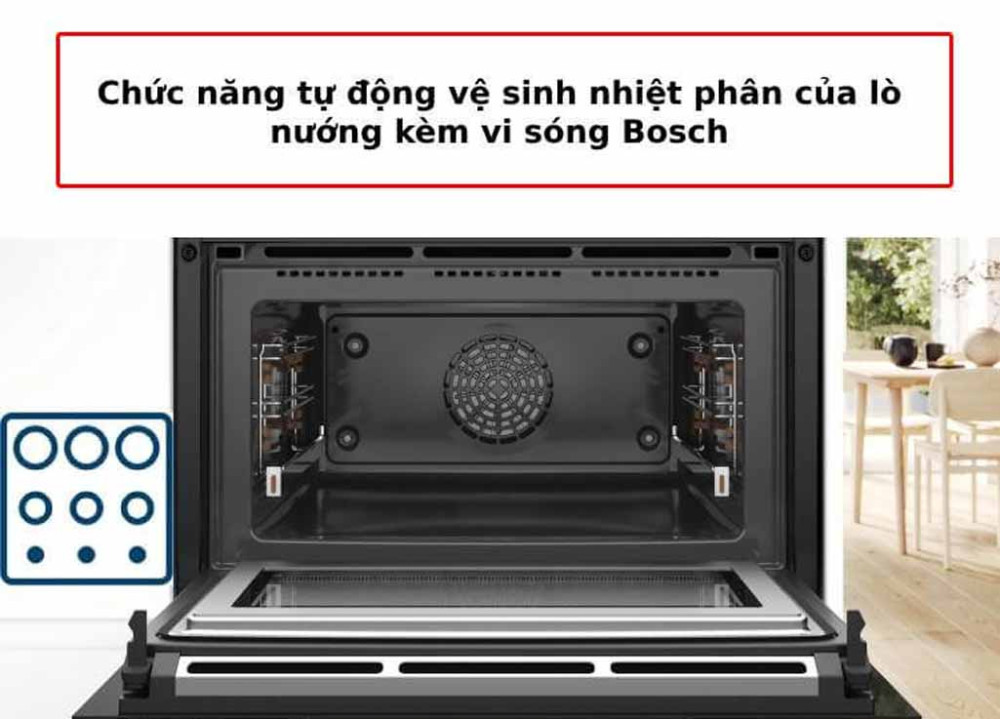 Lò nướng kết hợp vi sóng Bosch CMG778NB1 - Hàng chính hãng