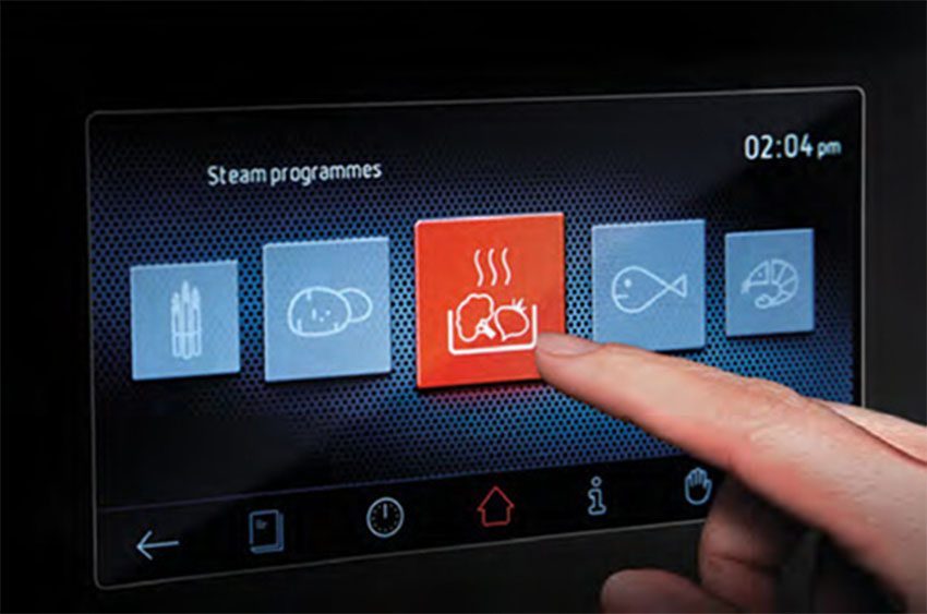 Bảng điều khiển của lò nướng kết hợp hấp Hafele HO-T60B 535.02.711