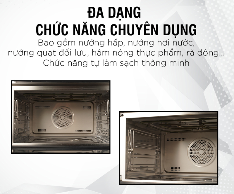 Lò nướng kết hợp hấp Kieler KL-C133 - Hàng chính hãng