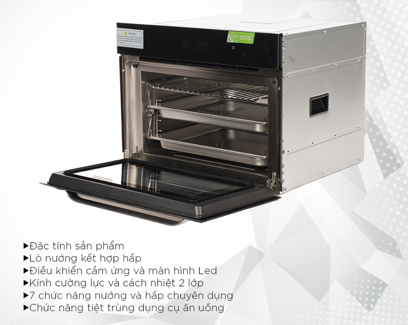 Lò nướng kết hợp hấp Kieler KL-C133 - Hàng chính hãng