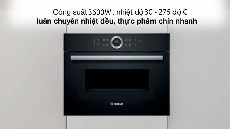 Công suất của Lò nướng kèm vi sóng Bosch CMG633BB1