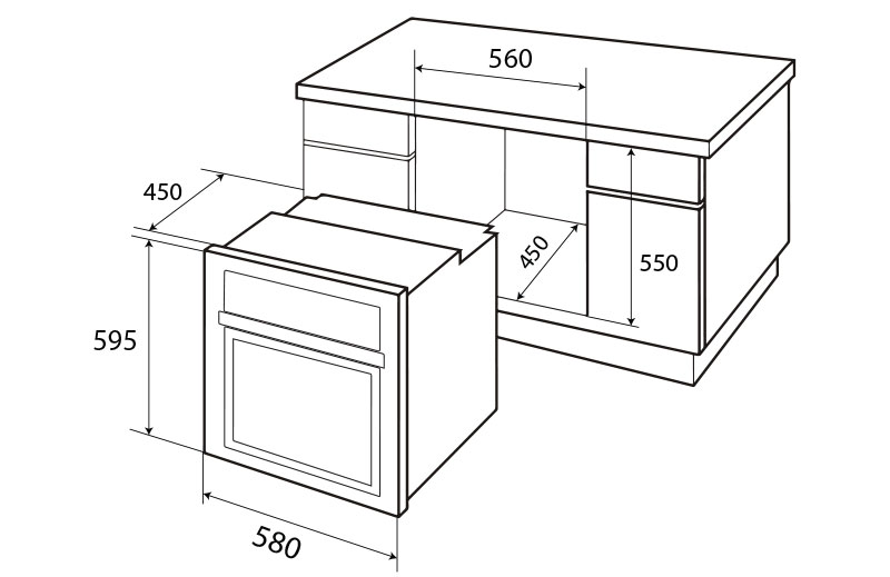 Lò nướng kết hợp vi sóng Kaff KF-OMS44L - Hàng chính hãng