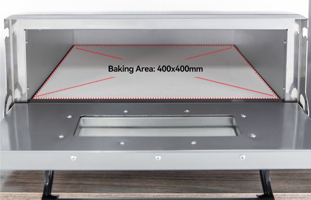 Lò nướng pizza 2 tầng Hongling PZD-4040-02 - Hàng chính hãng