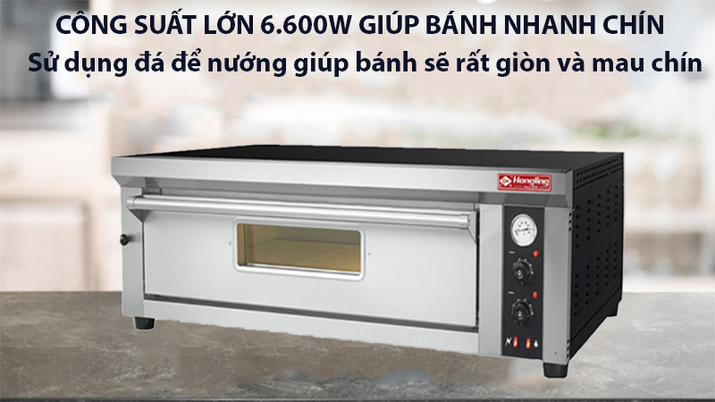 Lò nướng pizza dùng điện Hongling PZE-601 - Hàng chính hãng