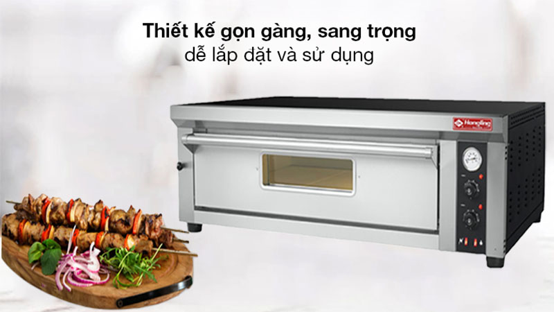 Lò nướng pizza dùng điện Hongling PZE-601 - Hàng chính hãng