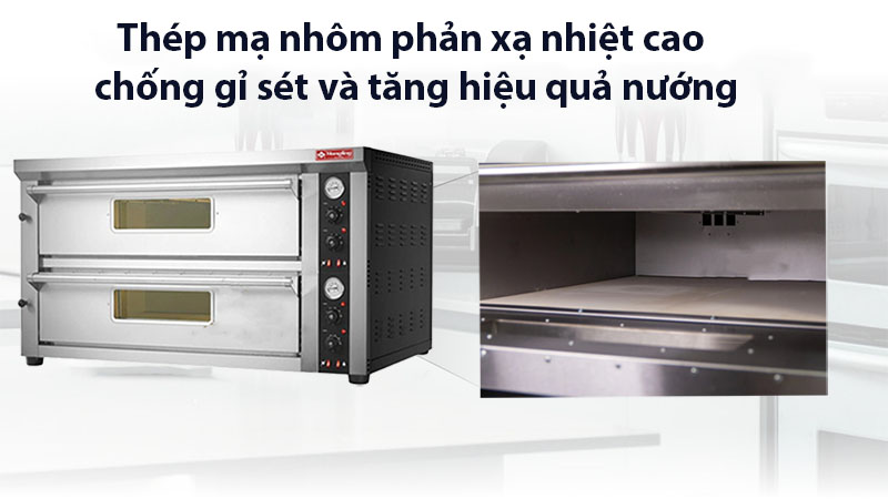 Lò nướng pizza dùng điện Hongling PZE-602 - Hàng chính hãng
