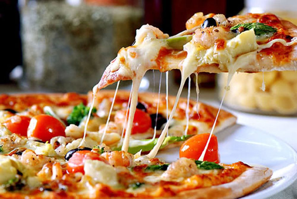 Lò nướng pizza băng chuyền dùng gas Hongling PZG-18 - Hàng chính hãng