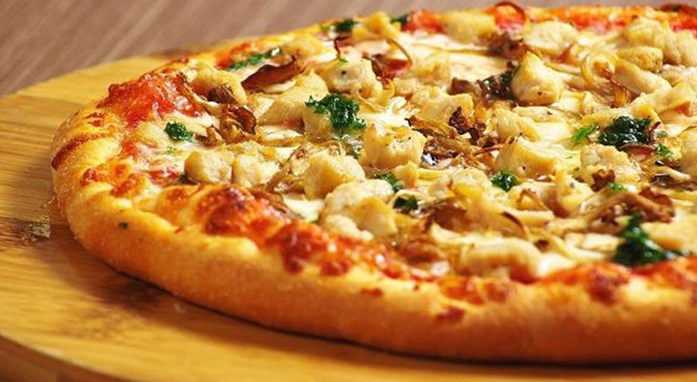 Lò nướng pizza băng chuyền dùng gas Hongling PZG-32 - Hàng chính hãng