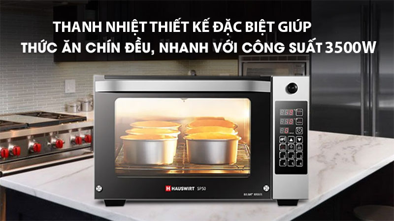 Lò nướng sàn phun sương Hauswirt SP50 - Hàng chính hãng
