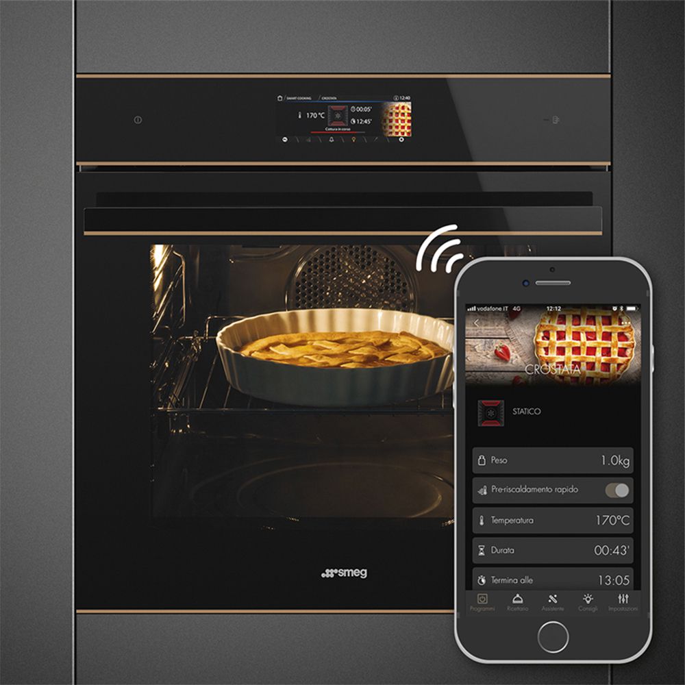 Lò nướng âm tủ SMEG SFP6604WTPNR 536.64.851 - Hàng chính hãng
