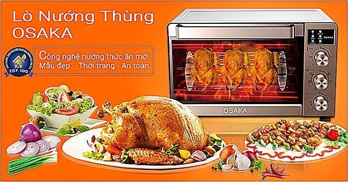 Lò nướng thùng Osaka TO-25-LW - Hàng chính hãng