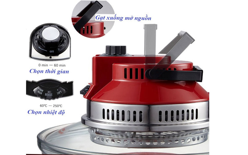 Lò nướng thủy tinh Gali GL-1121 - Hàng chính hãng