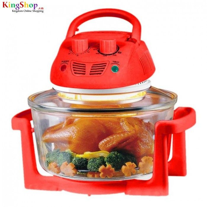 Lò nướng thủy tinh Goldsun HO-GHM 1201 - Công suất 1300W - Hàng chính hãng