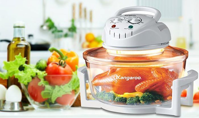 Lò nướng thủy tinh Kangaroo KG197 - 12L - Hàng chính hãng