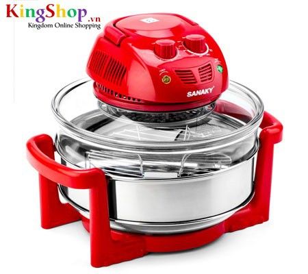 Lò nướng thủy tinh Sanaky VH-188D - Dung tích 15L - Hàng chính hãng