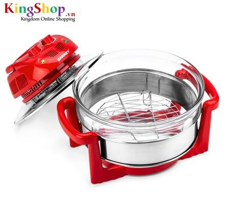 Lò nướng thủy tinh Sanaky VH-188D - Dung tích 15L - Hàng chính hãng