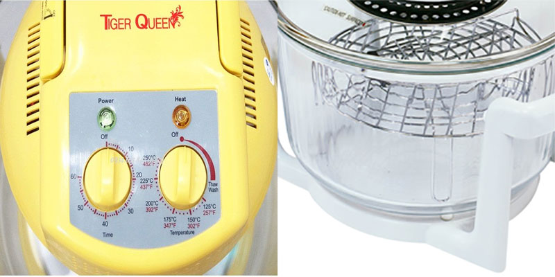 Lò nướng thủy tinh Tiger Queen AX-737M - Hàng chính hãng