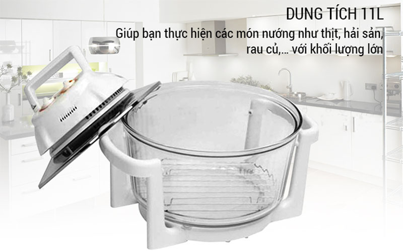 Lò nướng thủy tinh Tiger Queen AX-737M - Hàng chính hãng