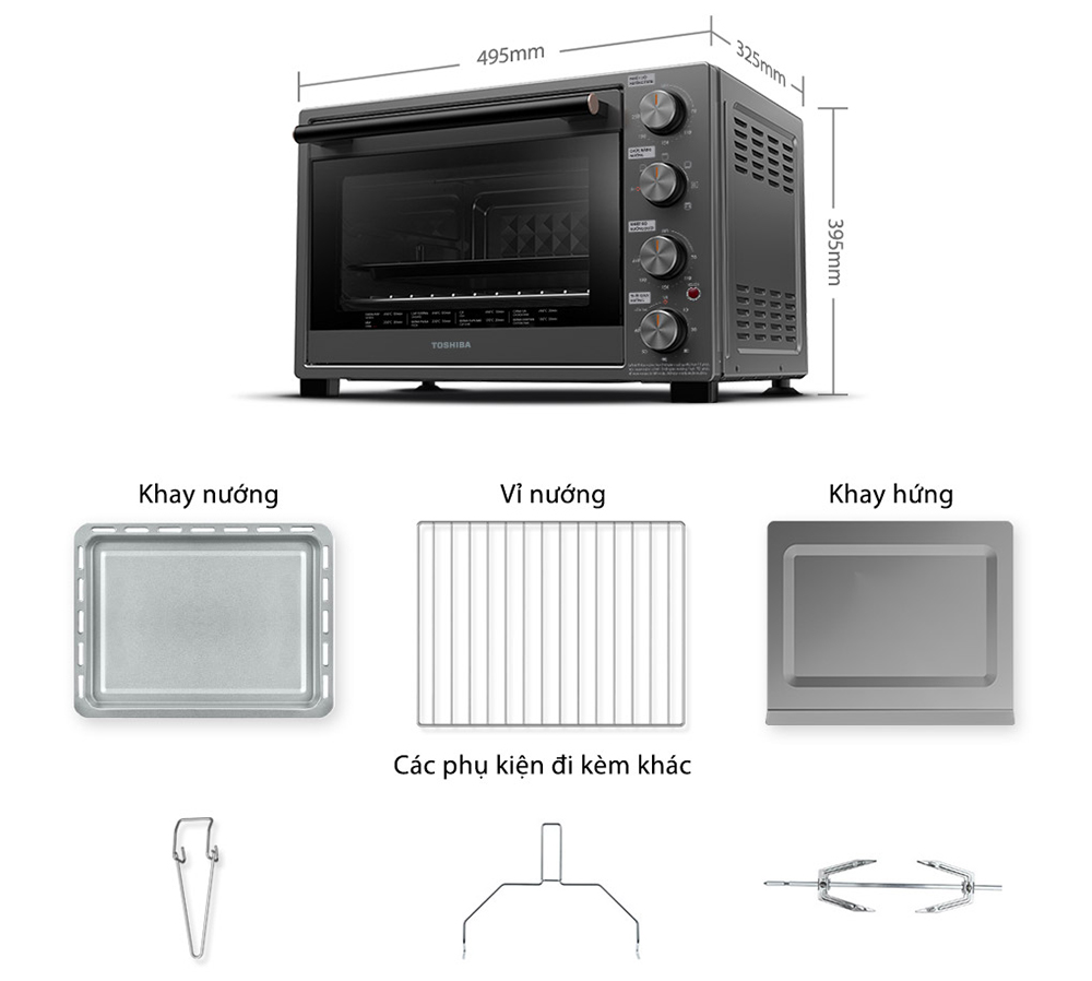 Lò nướng Toshiba TL-MC35Z - Hàng chính hãng