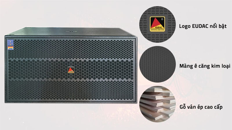 Loa sub đôi Eudac JL-218 - Hàng chính hãng