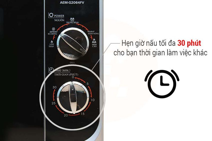 Nút vặn của lò vi sóng Aqua AEM-G2064FV