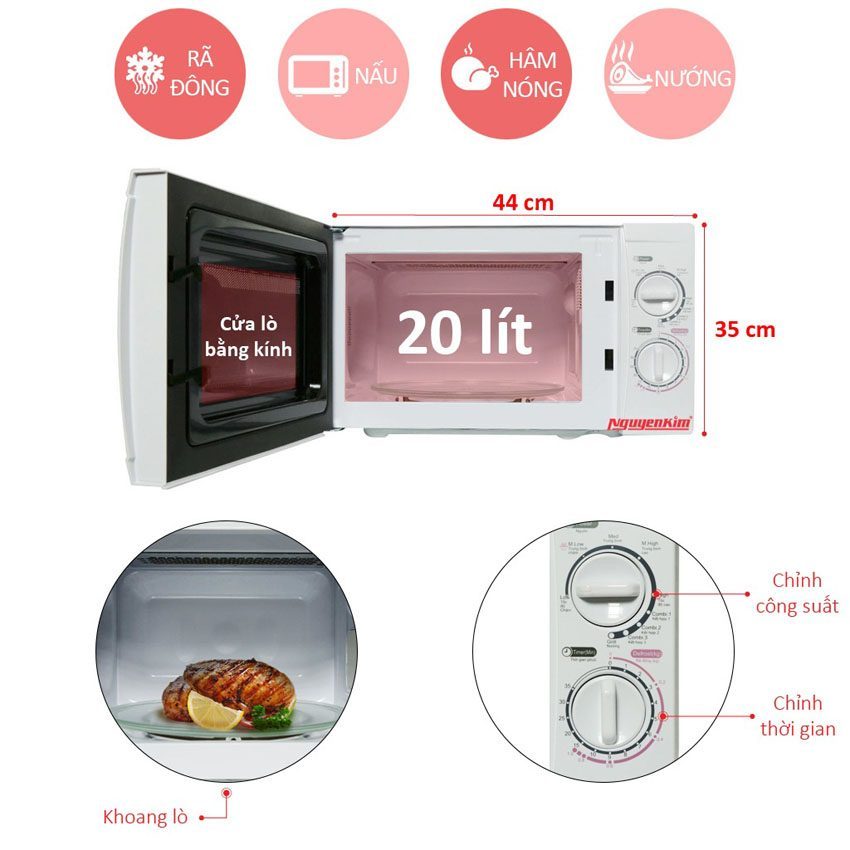 Thông số kỹ thuật của lò vi sóng Aqua AEM-G2088W (VE3)