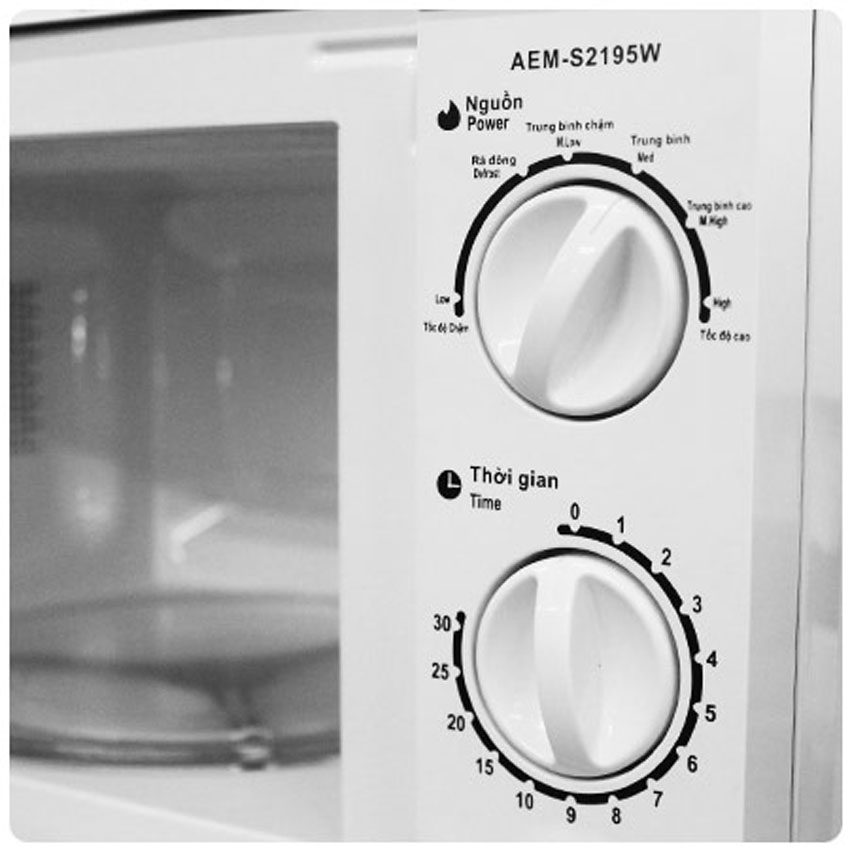 Nút vặn của lò vi sóng Aqua AEM-S2195W