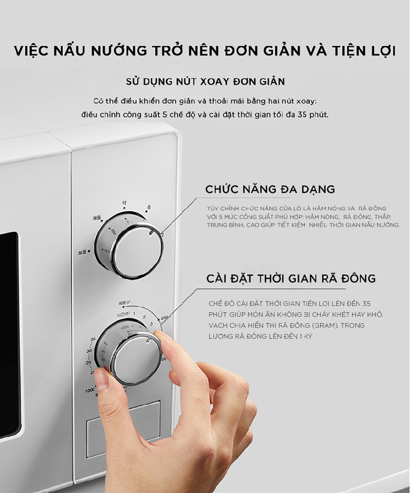 Lò vi sóng Cuckoo CMW-A201D/WHVNCV20L - Hàng chính hãng